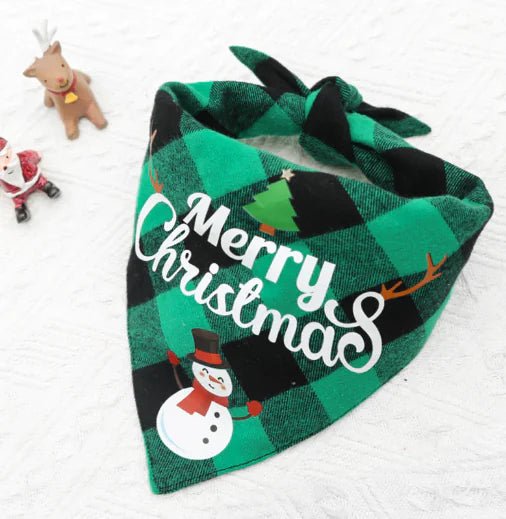 Double - layer Triangle Pet Scarf and Saliva Towel - Zupora