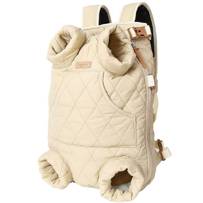 Winter Thickened Portable Pet Chest Backpack - Zupora