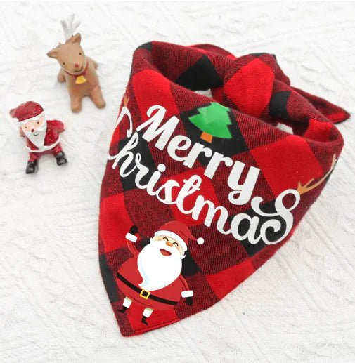 Double - layer Triangle Pet Scarf and Saliva Towel - Zupora