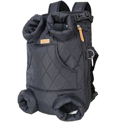 Winter Thickened Portable Pet Chest Backpack - Zupora