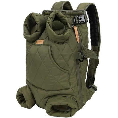 Winter Thickened Portable Pet Chest Backpack - Zupora